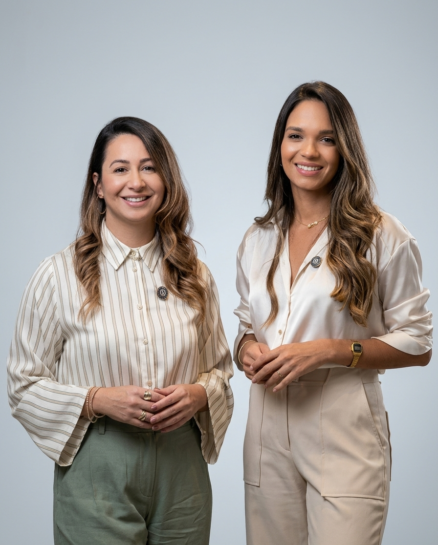 Larissa e Laura — sócias-fisioterapeutas da Clínica Onna